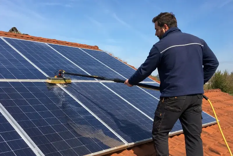 Nettoyage et entretien de panneaux solaires à Pacé